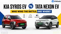 Kia Syros EV vs Tata Nexon EV: Who Wins the Battle, and Where? Kia Syros EV vs Tata Nexon EV: Who Wins the Battle, and Where?